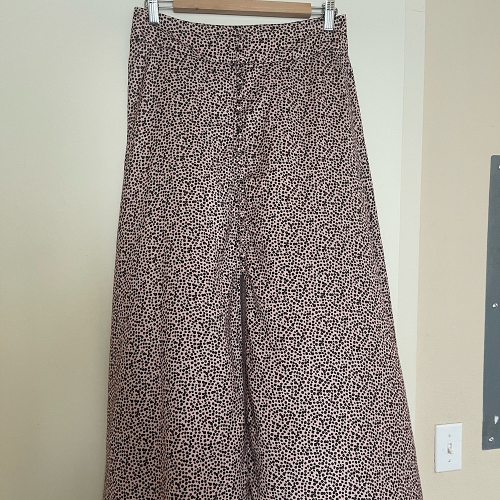 Free people silky maxi skirt